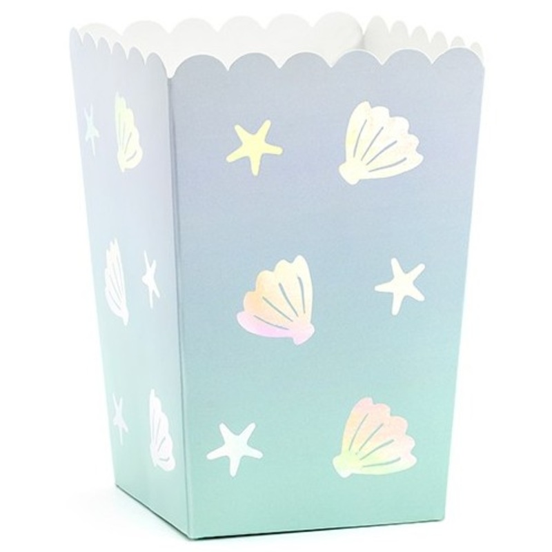6 Narwhal Popcorn Snack Boxes
