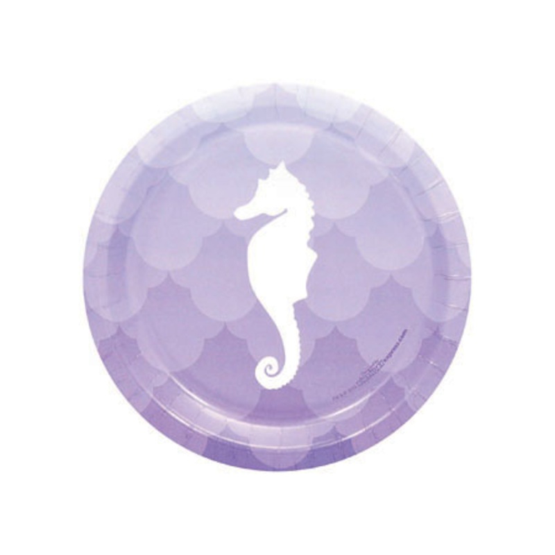 8 Magic Mermaid plates 17cm