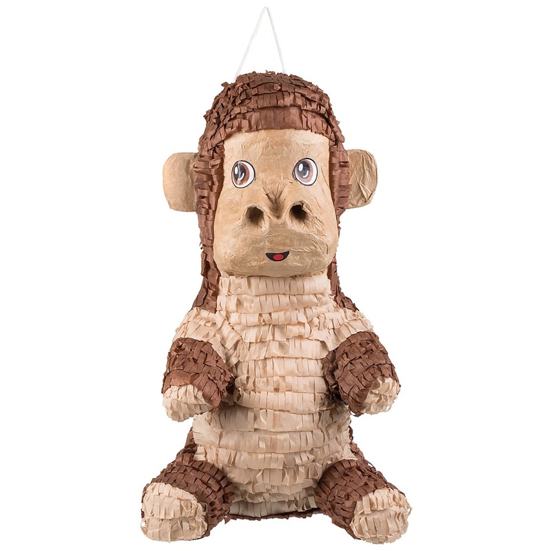 Birthday monkey pinata 49x28cm