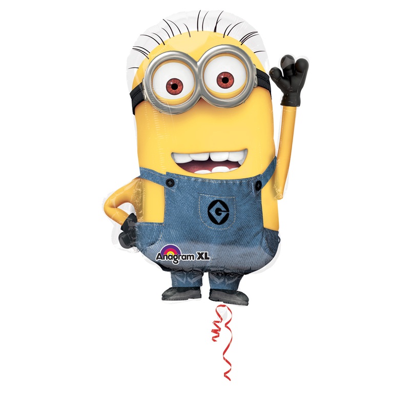 Foil balloon Minion Phil figure