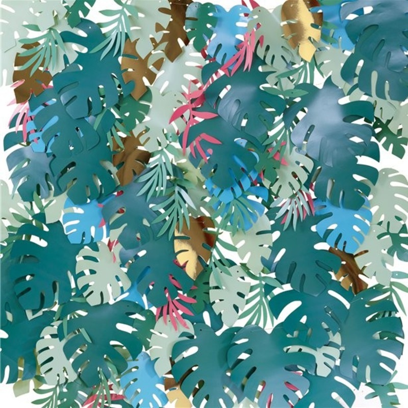 Island paradise curtain of leaves