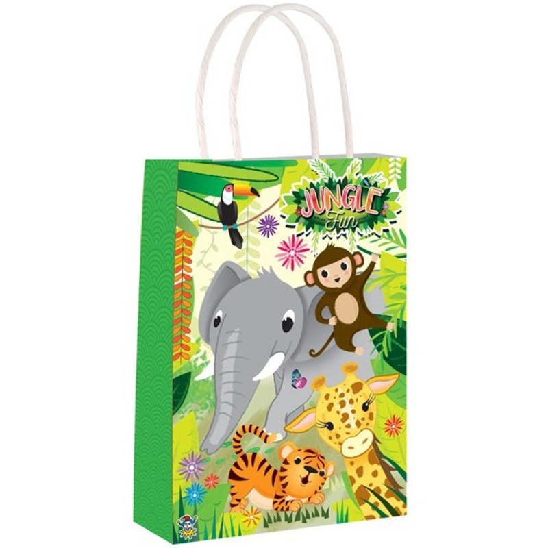 Jungle animal gift bag 21cm