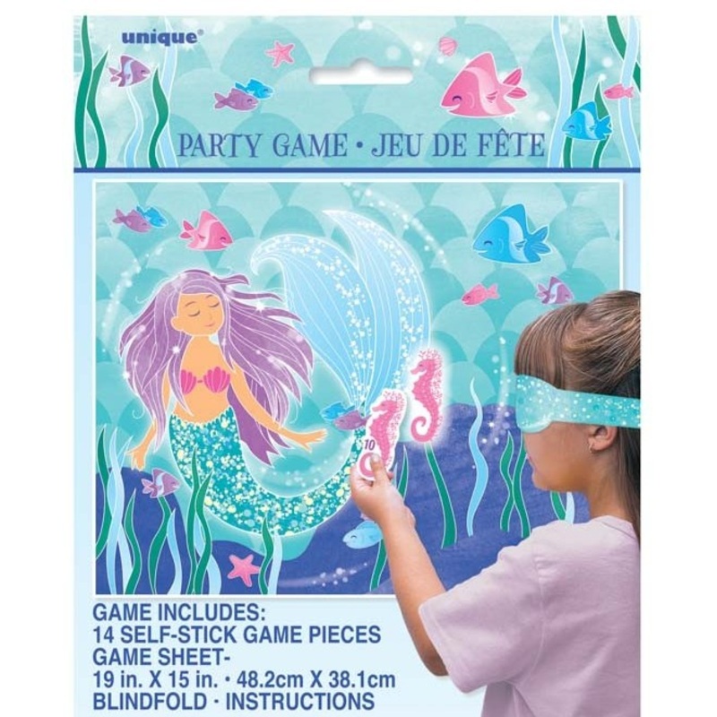 Magical Mermaid Blindfold Party Game