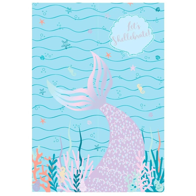 Mermaid Dream photo backdrop 4 parts