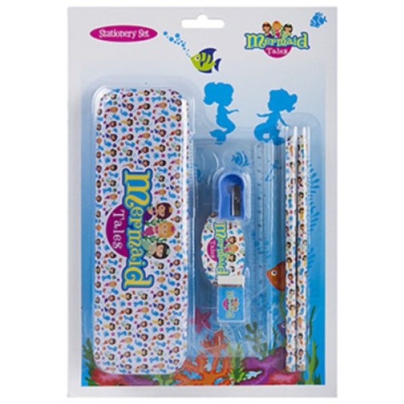 Stationery set - Mermaid world 5 pieces