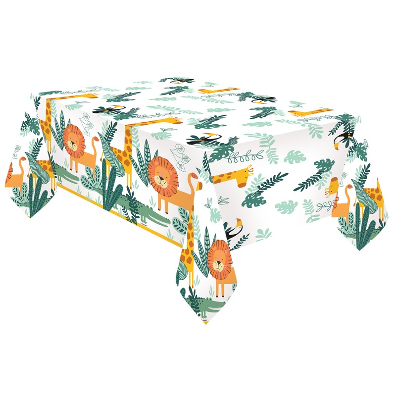 Wild Life jungle tablecloth 1.8 x 1.2m