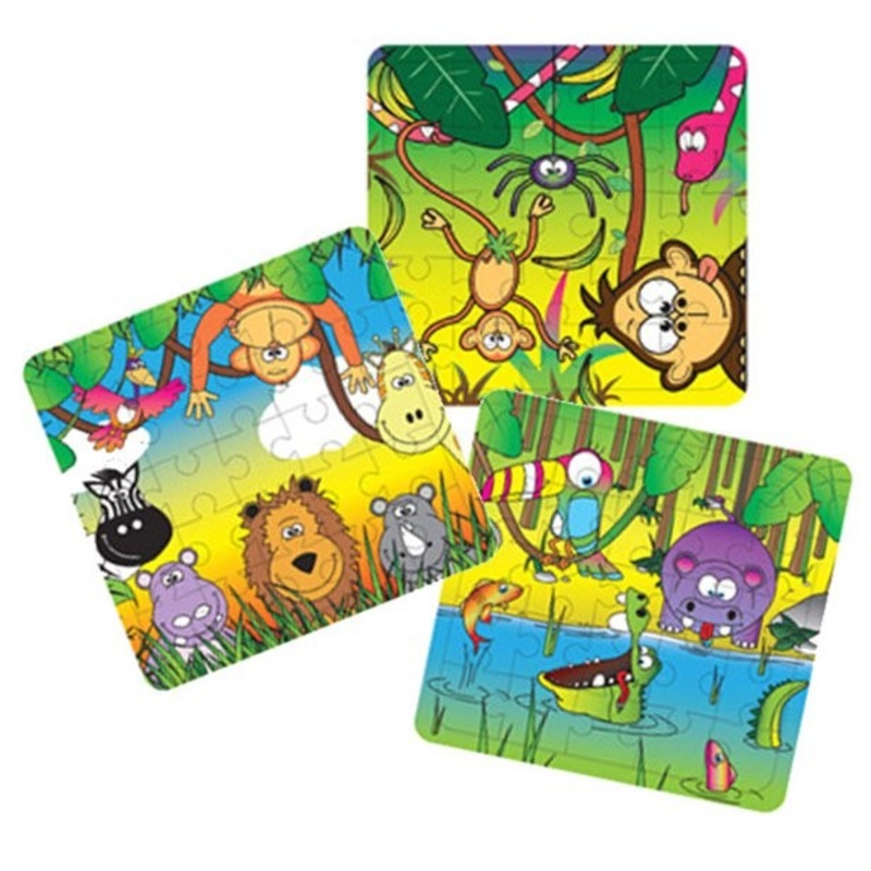 1 jungle puzzle 12 x 13cm