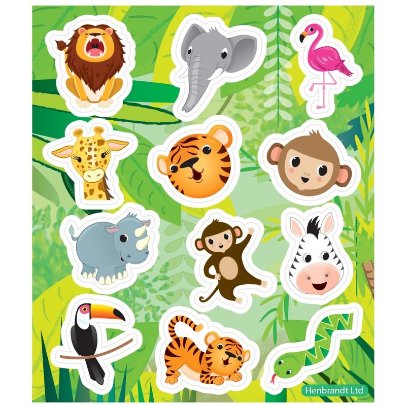 12 jungle gang stickers