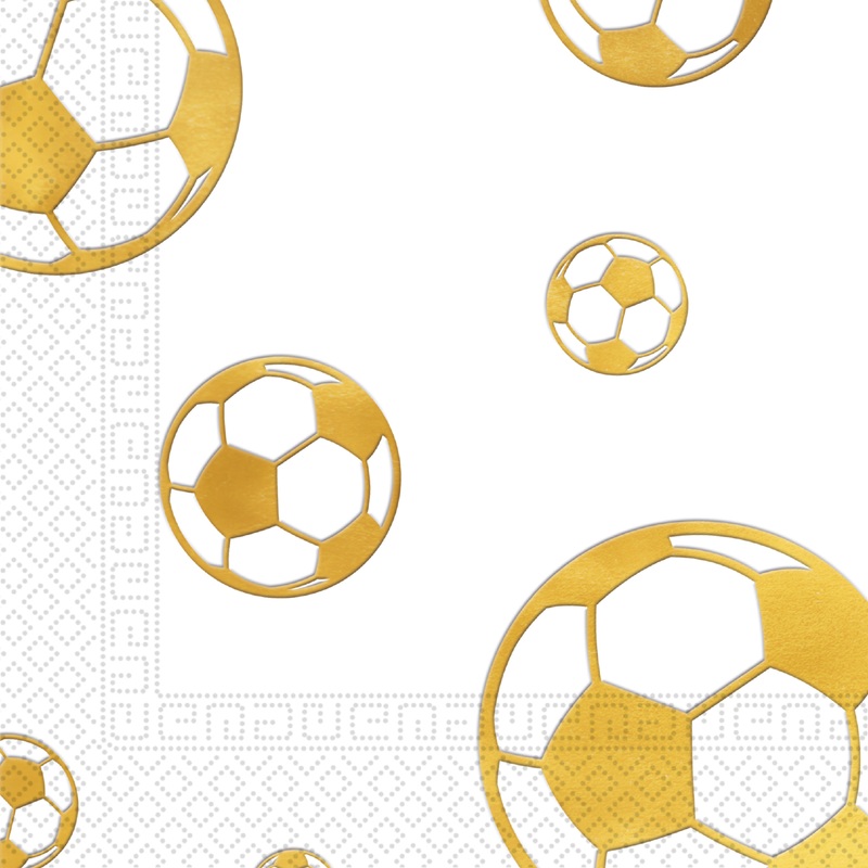 15 Football Champ napkins 33cm