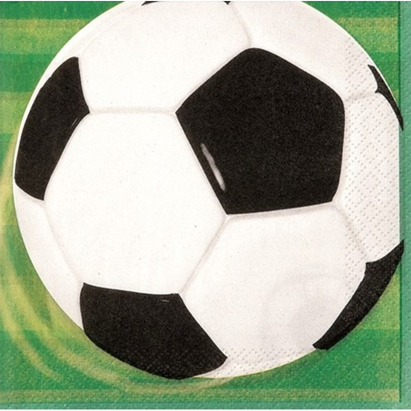 16 napkins Soccer Team