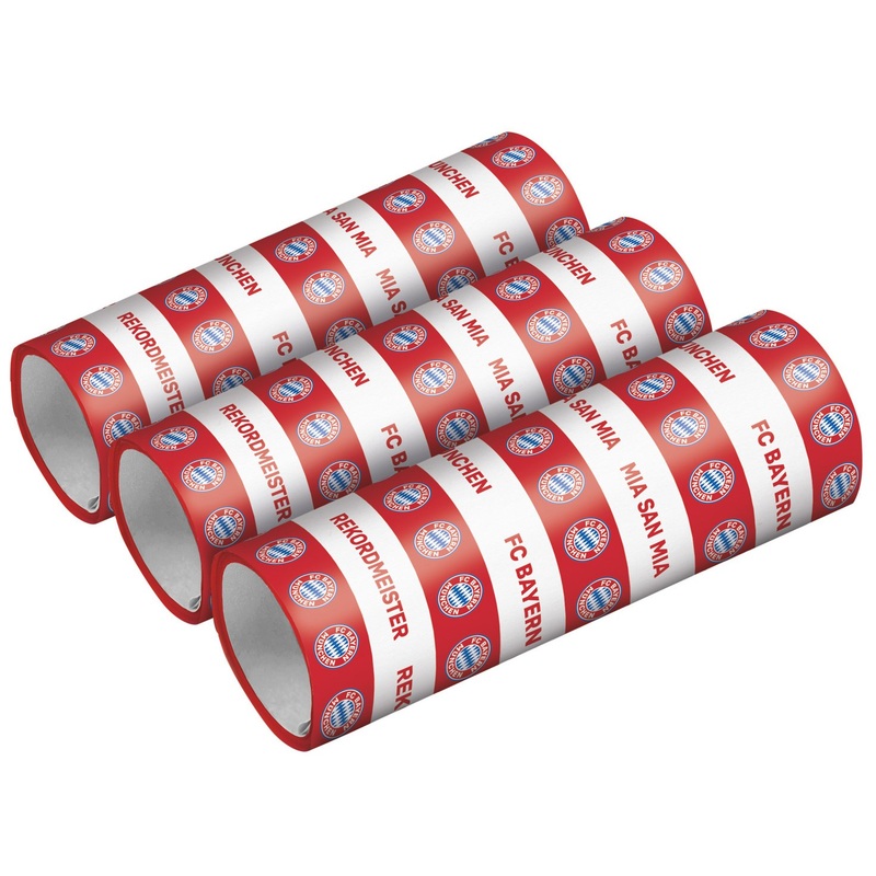 3 FC Bayern Munich streamers roll