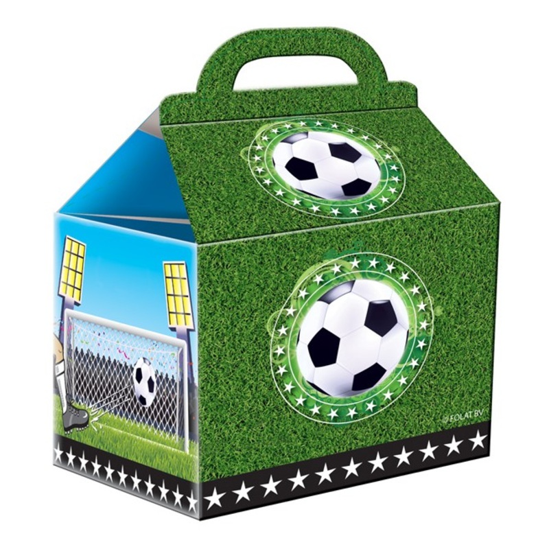 4 foldable soccer party bags