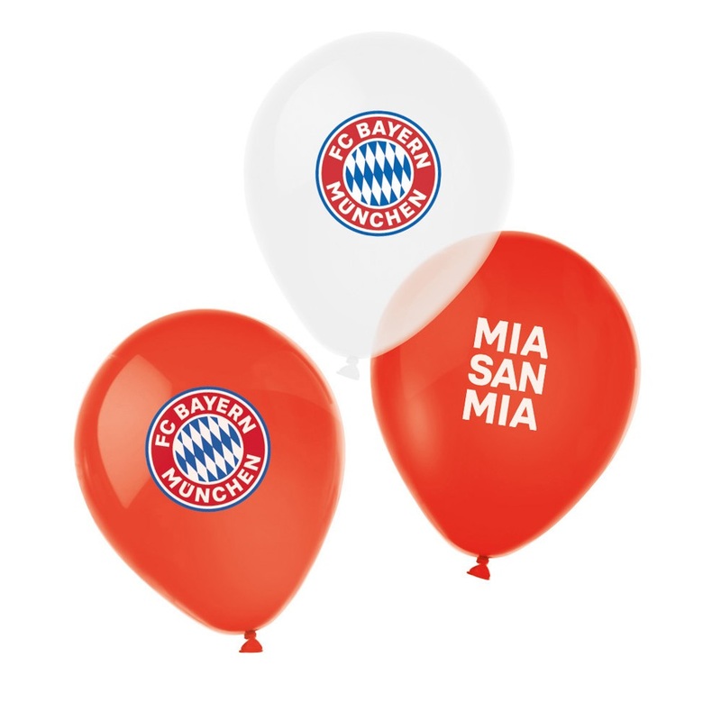 6 FC Bayern Munich latex balloons 27cm
