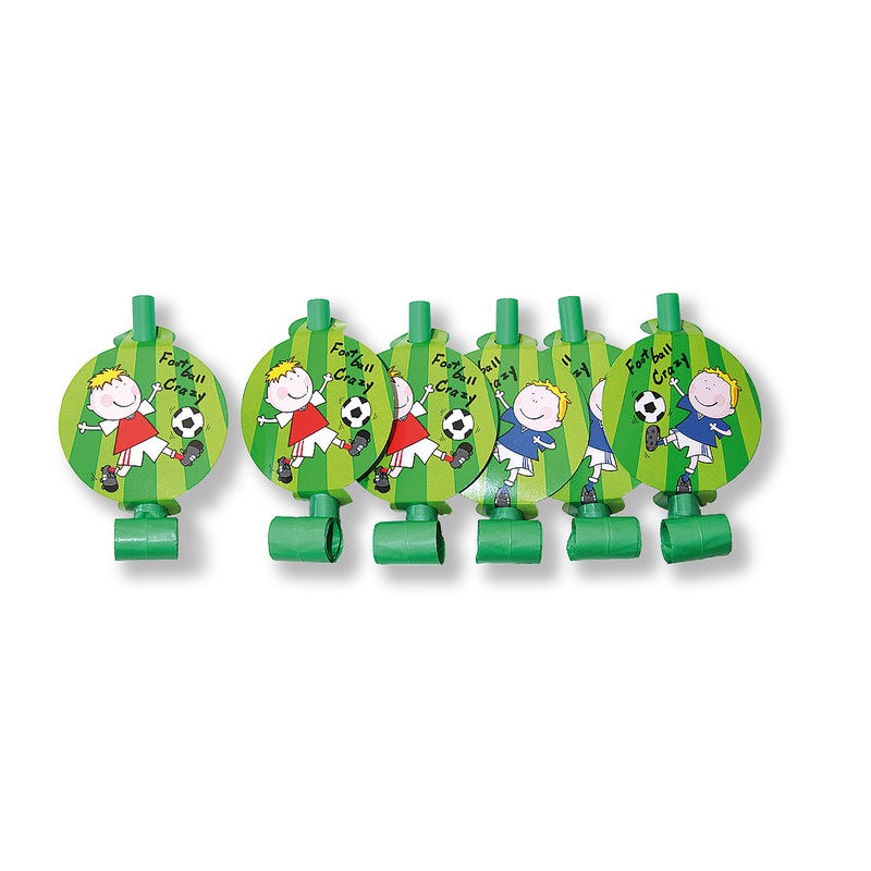 6 party horns Football Crazy