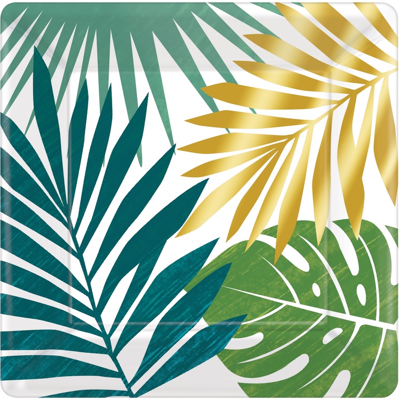 8 jungle fever plates 18cm