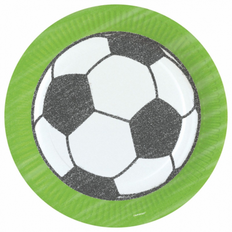 8 paper plates foosball party