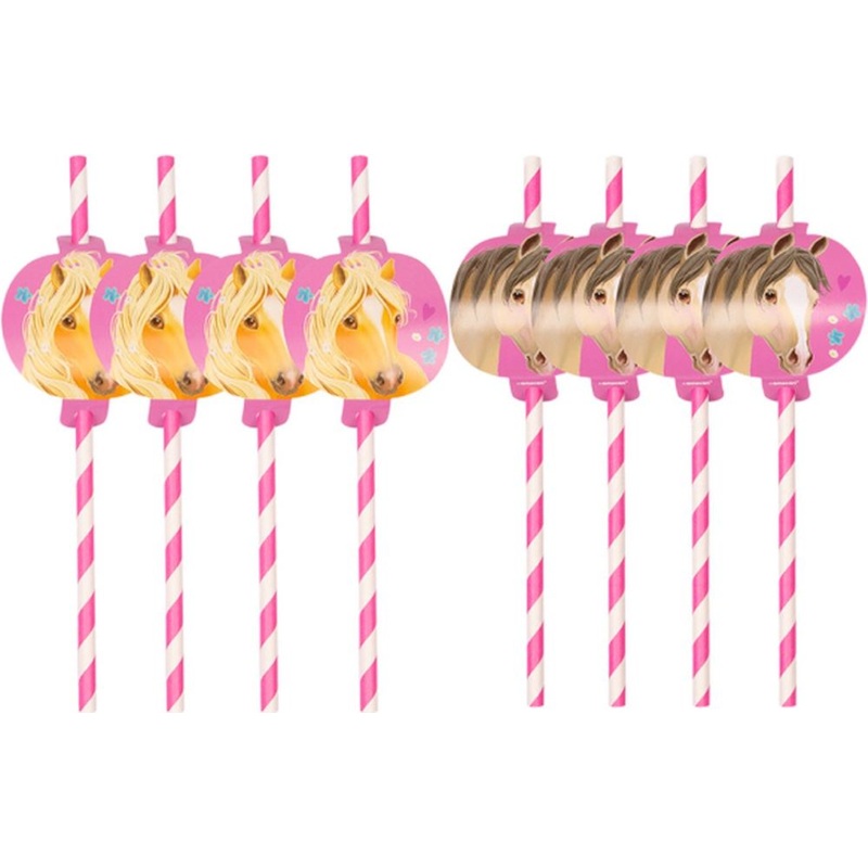 8 Pretty Pony straws