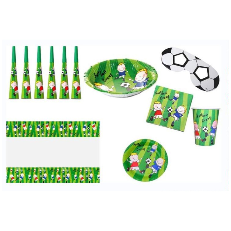 Crazy football party set 35 pieces