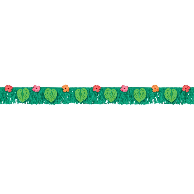 Fiji palm leaf fringe garland 1.78m