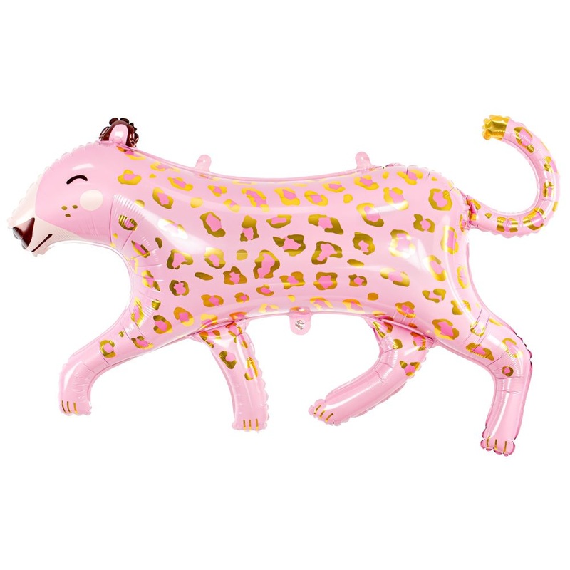 Foil balloon pink leopard 1.14m