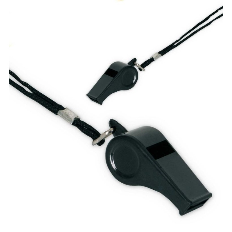 Football party whistle black