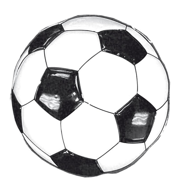Soccer fan wall decoration