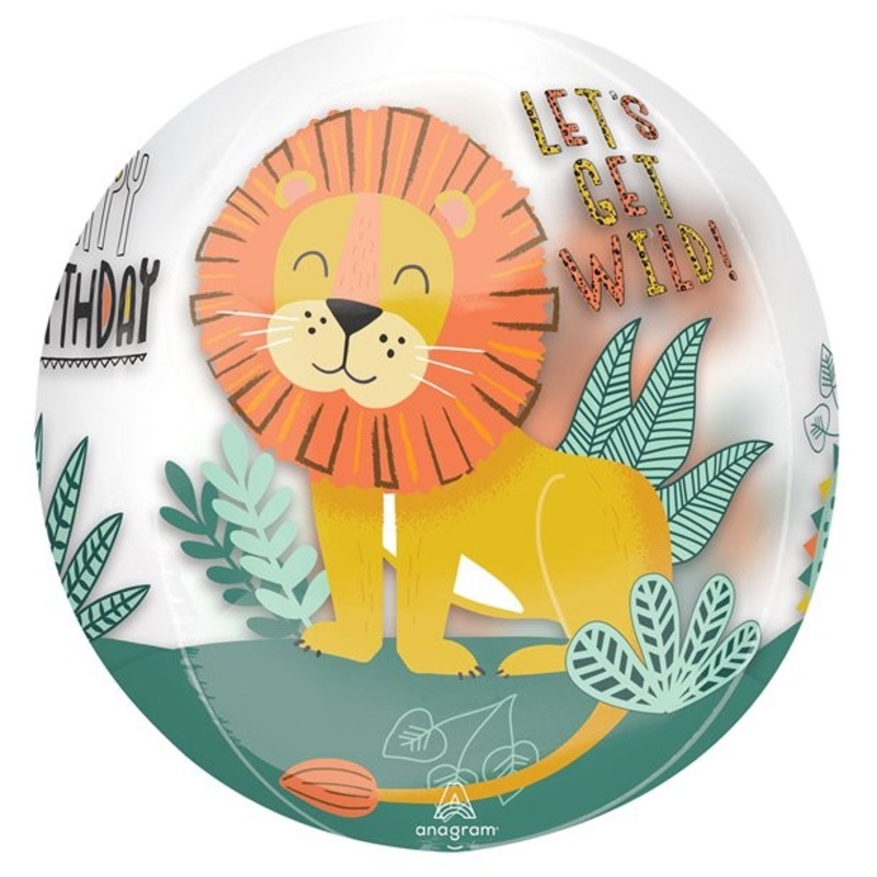 Wild Life Orbz foil balloon 38 x 40cm