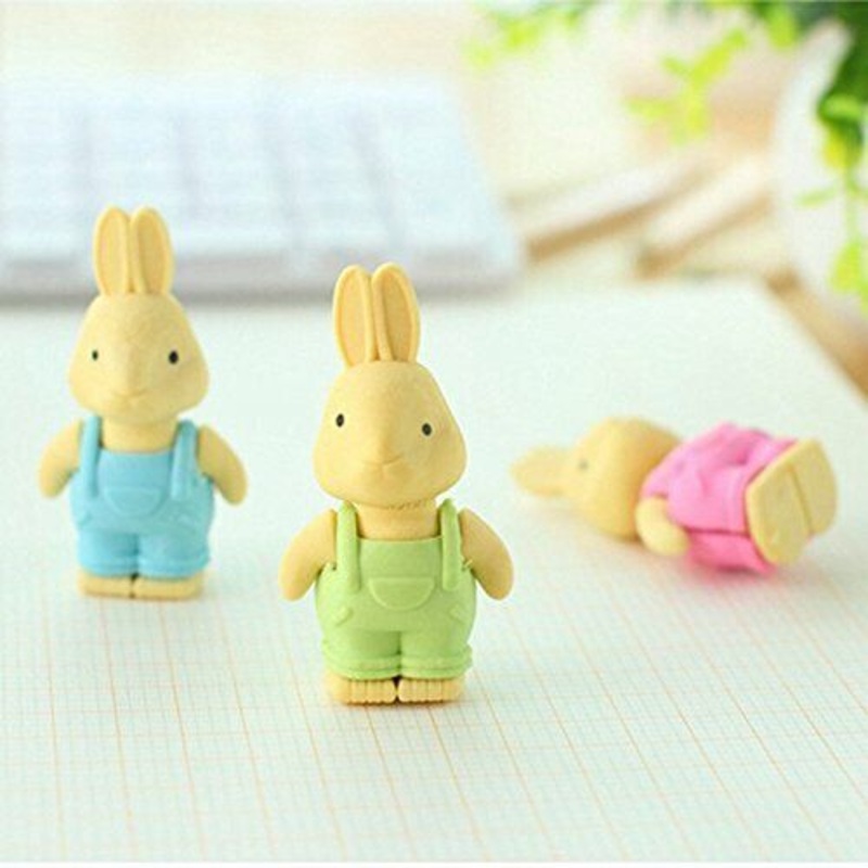 1 rabbit eraser 5.5cm