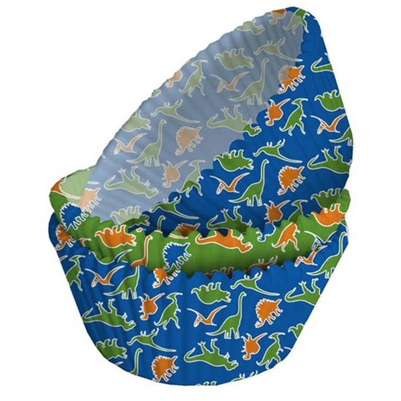 12 dinosaur jungle muffin pans