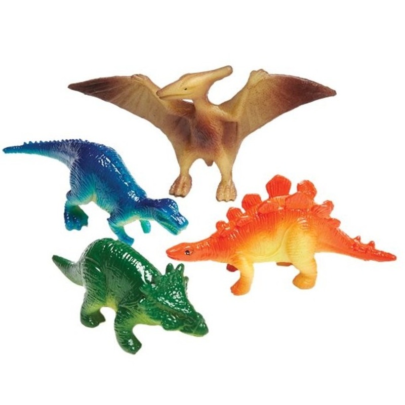 4 Dino friends giveaway figures