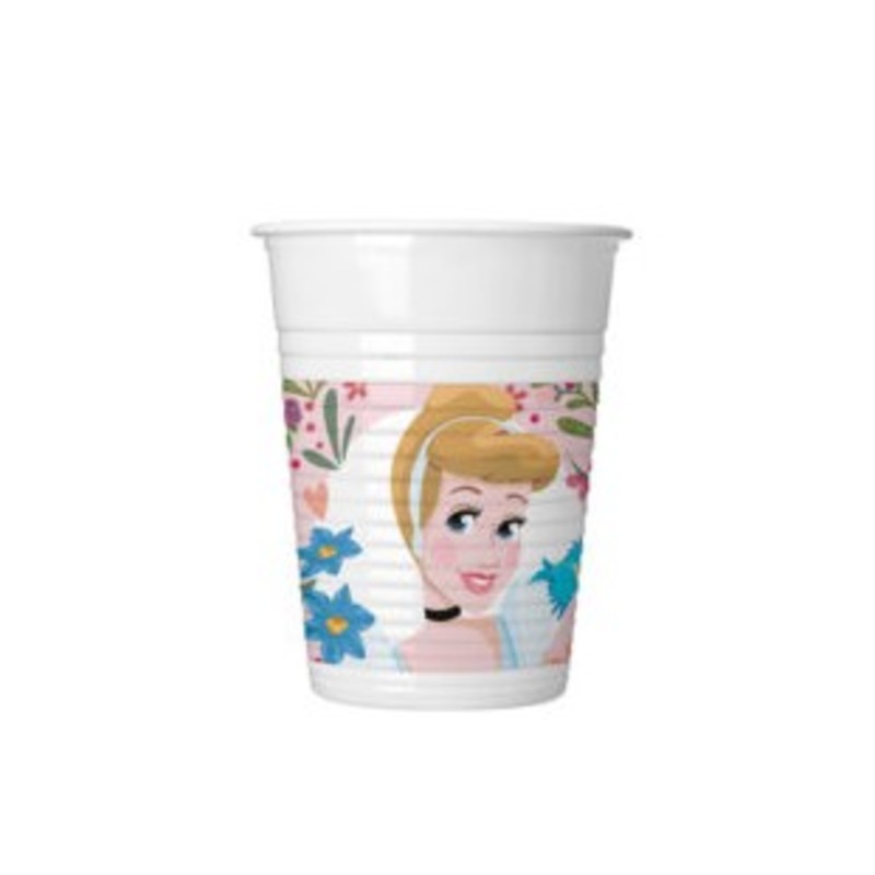 8 Charming Princess cups 200ml