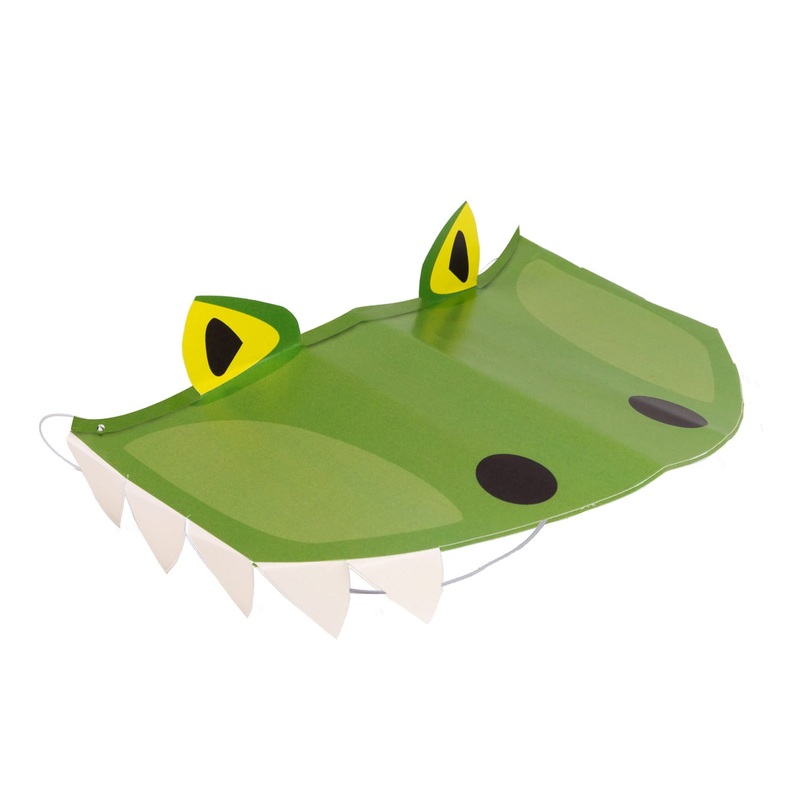 8 Happy Dinosaur party hats
