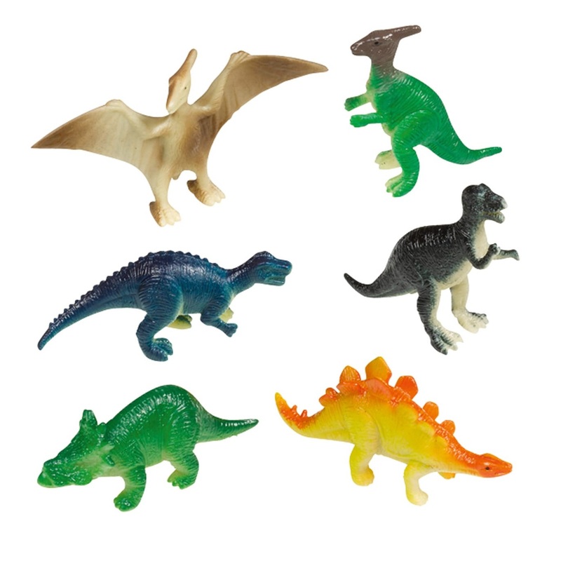 8 little Happy Dinosaur figures
