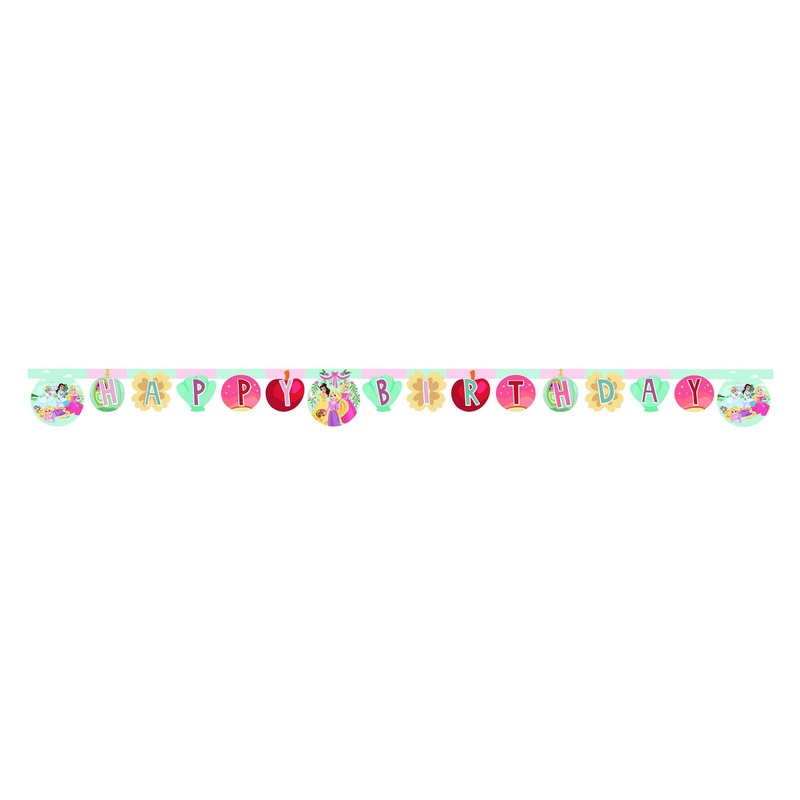 Charming Princess Happy Birthday garland 2m