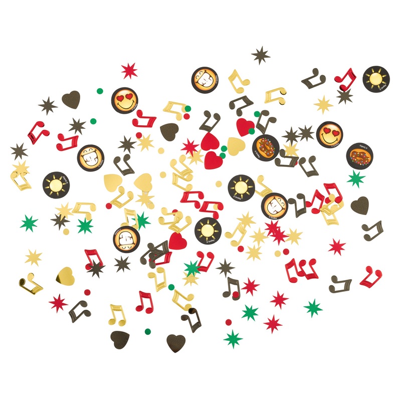 Colorful smiley party sprinkle decoration Express Yourself