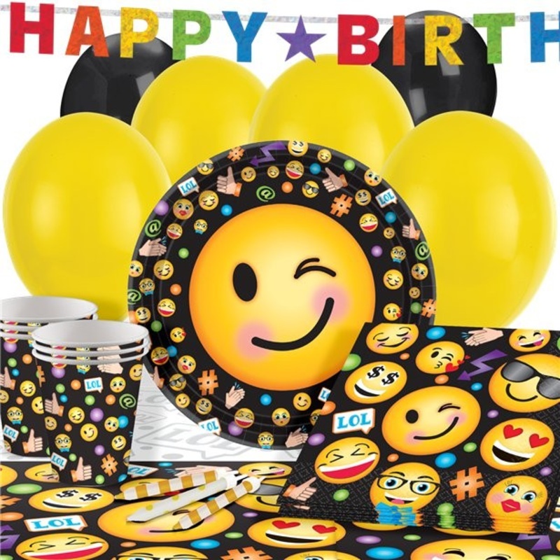 Deluxe Smiley Family Party Set