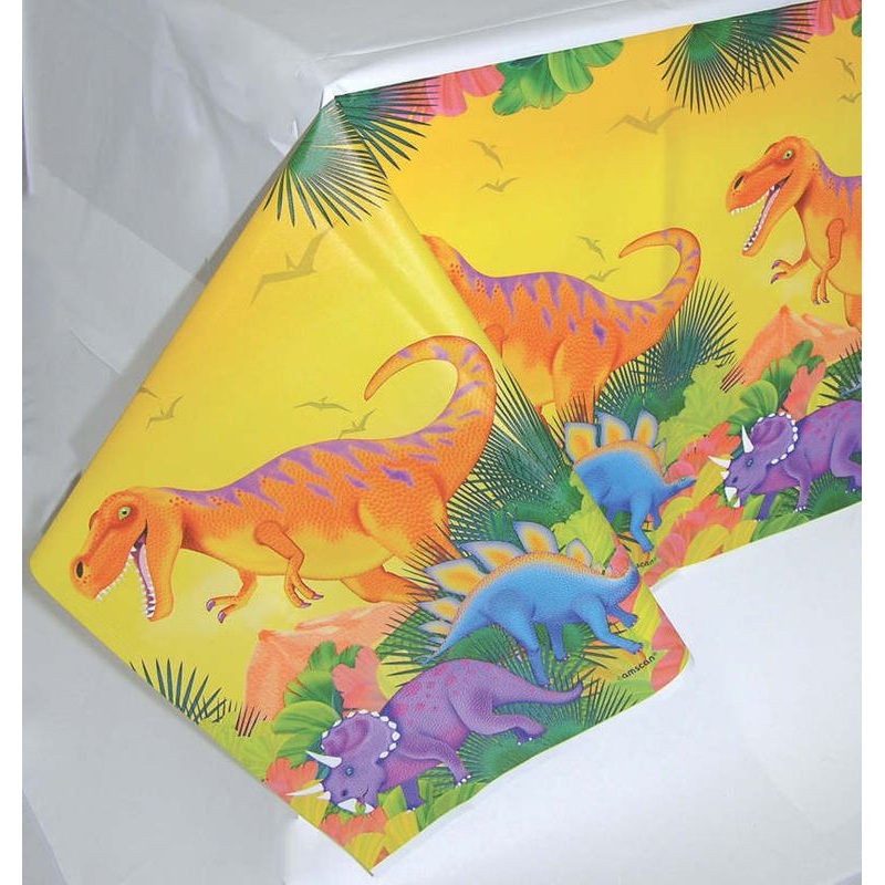Dino paper tablecloth prehistoric giants 120cm