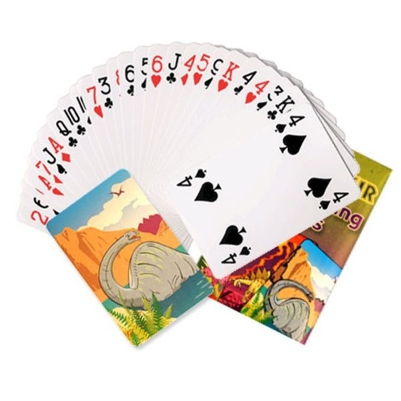 Dinosaur playing cards deck