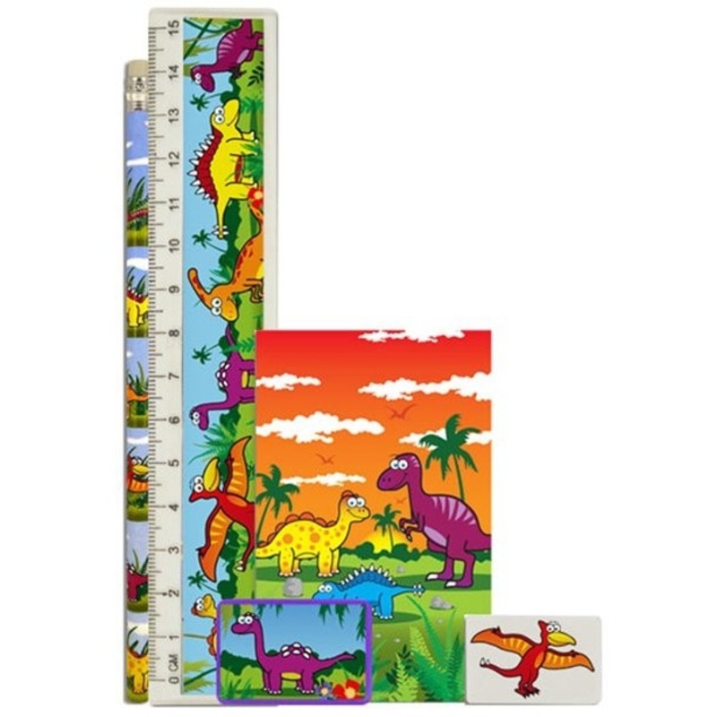 Dinosaur writing set 5 pieces