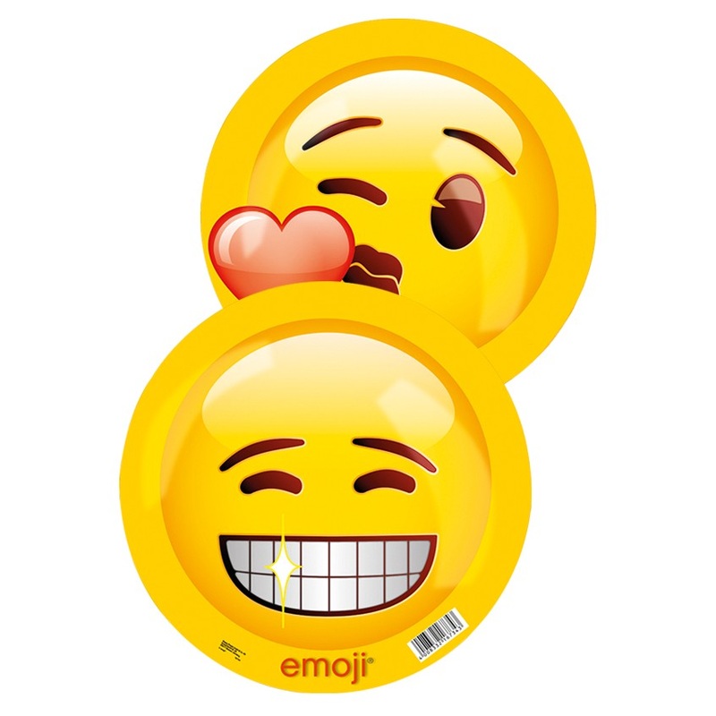 Emoji ball grinning & in love 23cm
