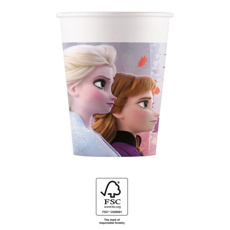 Frozen 2 drinking cups 8 pieces 200ml