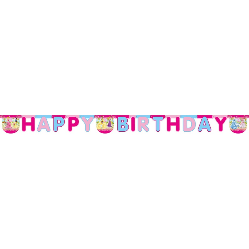 Princesses Dream Happy Birthday Garland 200cm
