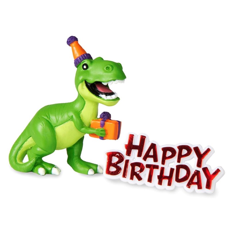 Tyrannosaurus birthday cake topper