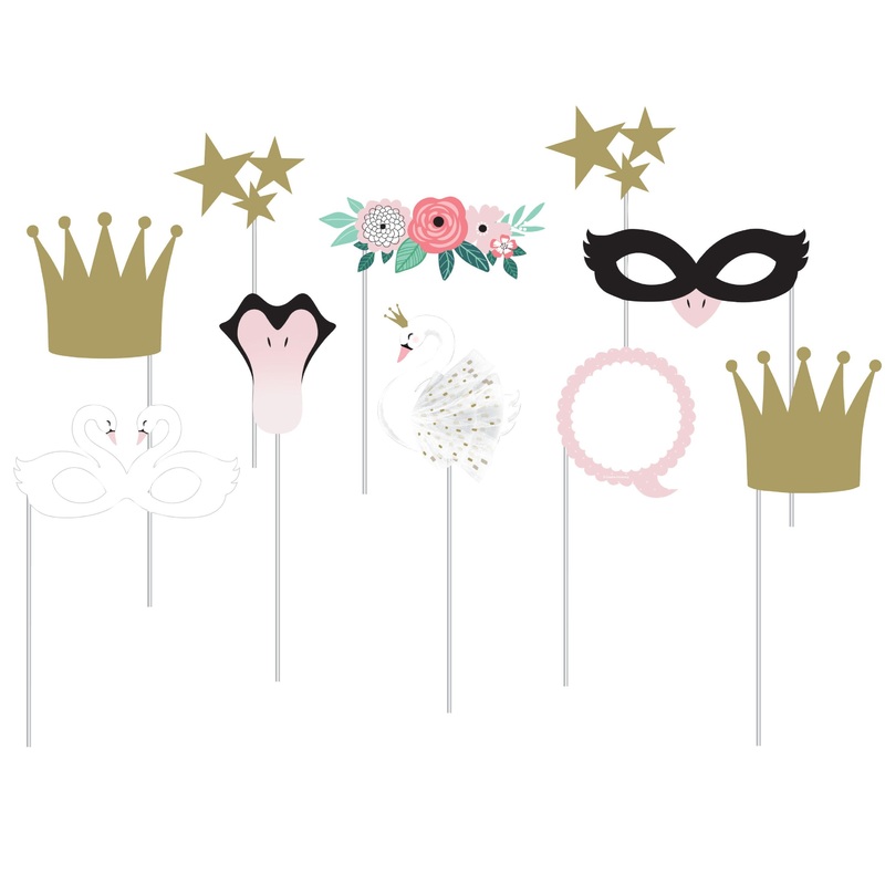 10 Royal Swan photo props 25cm