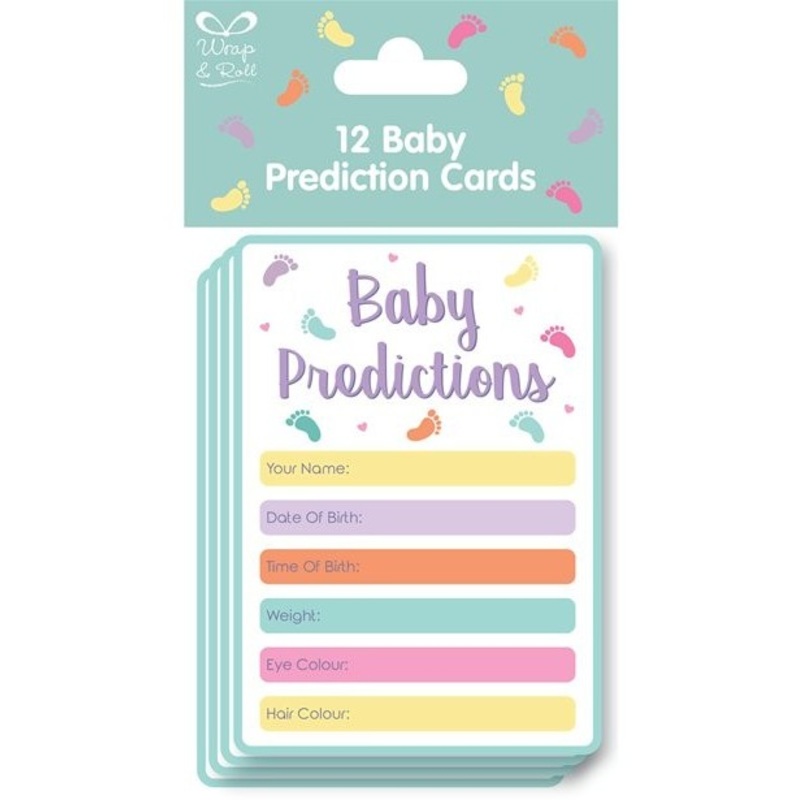 12 baby prediction cards