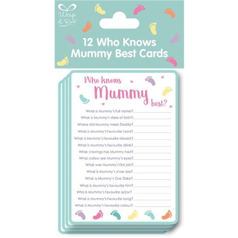 12 Who knows mommy best cards