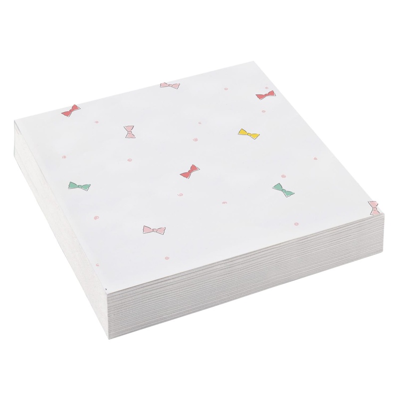 20 small ballerina napkins white 25 x 25cm
