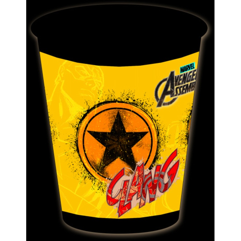 8 Avengers League Captain America cups 200ml