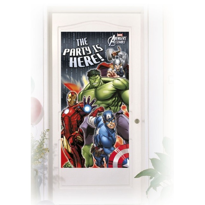 Avengers superhero door poster 76cm x 1.52m