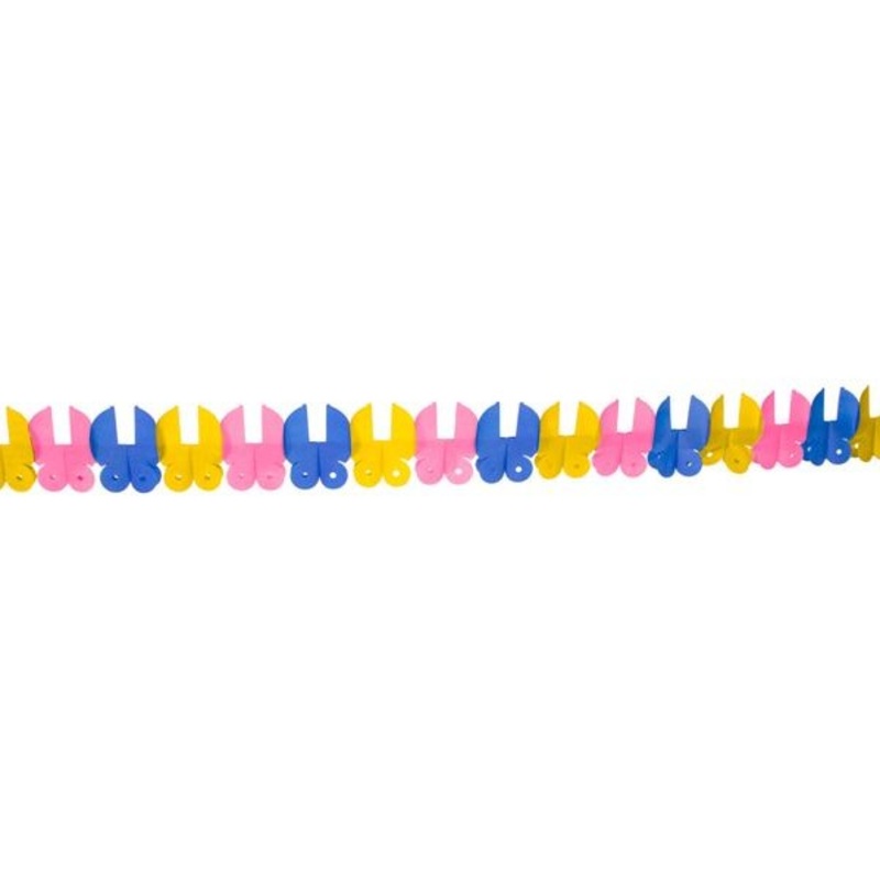 Colorful babyshower party garland 600cm